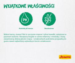 josera chicken - Šlapias kačių maistas Josera Chicken Fillet with Duck - 6 nuotrauka