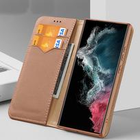 flip telefonai - Dux Ducis Hivo dėklas Samsung Galaxy S23   atverčiamas dėklas dėklas stovas RFID blokatorius juoda - 14 nuotrauka