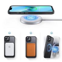 case magsafe iphone 14 - Tech-Protect MagMat MagSafe Apple iPhone 14 Pro Max Dėklas - Juodas/Skaidrus (Black/Clear) - 4 nuotrauka