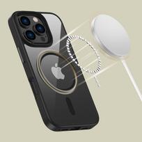 iphone 16 pro clear - Tech-Protect "MagMat Magsafe Case iPhone 16 Pro" Black-Clear - 2 nuotrauka