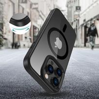 iphone 16 pro clear - Tech-Protect "MagMat Magsafe Case iPhone 16 Pro" Black-Clear - 3 nuotrauka