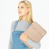 krepsys nesiojamam kompiuteriui 16 - Tech-Protect Sleevy 15-16" Dėklas nešiojamam kompiuteriui Smėlinis (Beige) - 4 nuotrauka