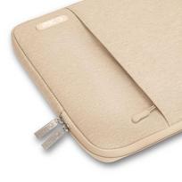 krepsys nesiojamam kompiuteriui 16 - Tech-Protect Sleevy 15-16" Dėklas nešiojamam kompiuteriui Smėlinis (Beige) - 10 nuotrauka