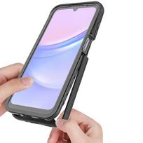 a16 5g deklas - Tech-Protect Defense360 Case for Samsung Galaxy A16 4G / 5G - Juodas (Black) - 7 nuotrauka