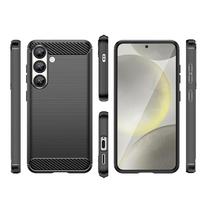 15 pro silicone case - Xiaomi 15 Pro Carbon Case Flexible Silicone Juodas (Black) - 7 nuotrauka