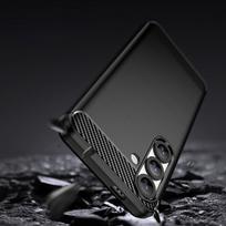 telefonas poco - Hurtel "Carbon Case Flexible Silicone for Xiaomi Poco X7 Pro" Juodas (Black) - 6 nuotrauka