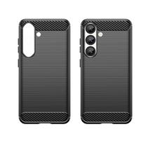 telefonas poco - Hurtel "Carbon Case Flexible Silicone for Xiaomi Poco X7 Pro" Juodas (Black) - 8 nuotrauka