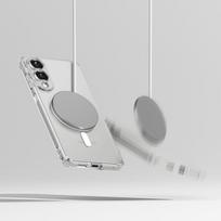 samsung s25 clear case - Ringke Fusion Magnetic MagSafe Case for Samsung Galaxy S25 Edge - Clear - 4 nuotrauka