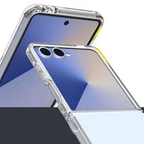 flip 7 deklas - Tech-Protect "Flexair Hybrid Case for Samsung Galaxy Z Flip 7" Skaidrus (Clear) - 4 nuotrauka