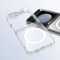 flip 7 deklas - Tech-Protect FlexAir Hybrid MagSafe dėklas Samsung Galaxy Z Flip 6 / 7 FE - Skaidrus (Transparent) - 5 nuotrauka