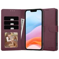samsung telefonai - Tech-Protect Wallet Case for Samsung Galaxy A26 5G / A17 4G / 5G - Bordo (Burgundy) - 5 nuotrauka