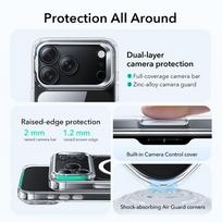 apple iphone - ESR Classic Hybrid Kickstand MagSafe Case for Apple iPhone 17 Pro - Skaidrus (Clear) - 7 nuotrauka