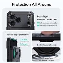 esr iphone 17 - ESR Cyber Kickstand MagSafe Case for Apple iPhone 17 Pro - Juodas (Black) - 6 nuotrauka