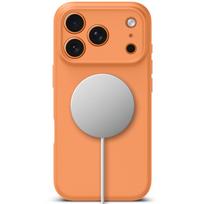 apple 17 - Tech-Protect iPhone 17 Pro Max Silicone Case with MagSafe - Oranžinis (Cosmic Orange) - 4 nuotrauka