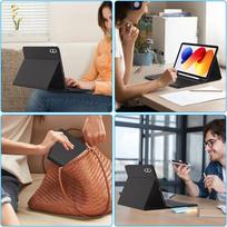 redmi pad 2 pro - Tech-Protect SC Pen + Keyboard dėklas Xiaomi Poco Pad M1 / Redmi Pad 2 Pro 12.1 - Juodas (Black) - 5 nuotrauka