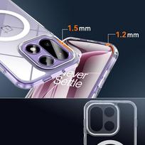 telefonus oneplus - Tech-Protect Flexair Hybrid MagSafe dėklas OnePlus 15 - Skaidrus (Transparent) - 5 nuotrauka