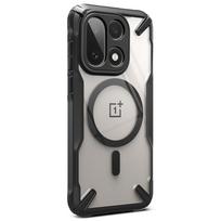 oneplus 15 deklas - Ringke Fusion X Magnetinis MagSafe Dėklas OnePlus 15 - Skaidrus Juodas (Clear Black) - 6 nuotrauka