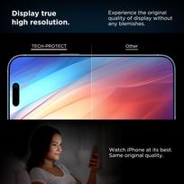 apsauginis stikliukas 15 pro - Tech-Protect Quick Set+ 2-pack tempered glass for iPhone 15 Pro - black - 5 nuotrauka