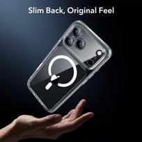 iphone telefonai - ESR "Classic Hybrid MagSafe & Tempered Glass Case for Apple iPhone 17 Pro" Skaidrus (Clear) - 2 nuotrauka