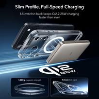 iphone telefonai - ESR "Classic Hybrid MagSafe & Tempered Glass Case for Apple iPhone 17 Pro" Skaidrus (Clear) - 4 nuotrauka