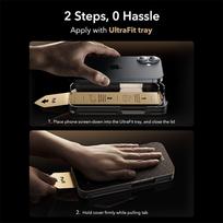 ekrano apple - ESR UltraFit Armorite Pro Tempered Glass for iPhone 16 Pro / 17 - Transparent - 6 nuotrauka