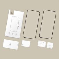 xiaomi 17t pro - Tech-Protect Glass Fit+ 2-Pack Apsauginis Stiklas Xiaomi 15T / 15T Pro Juodas (Black) - 2 nuotrauka
