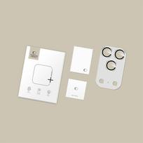 stiklainiai - Tech-Protect Camfull Fit+ Camera Lens Glass for iPhone 17 Pro Max - Silver - 2 nuotrauka