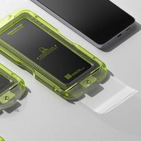 s25 apsauginis stiklas - Ringke Easy Slide Apsauginis stiklas 2 vnt. Samsung Galaxy S25 FE - Skaidrus (Clear) - 4 nuotrauka