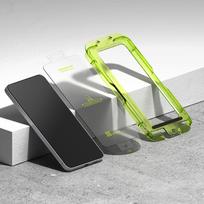s25 apsauginis stiklas - Ringke Easy Slide Apsauginis stiklas 2 vnt. Samsung Galaxy S25 FE - Skaidrus (Clear) - 6 nuotrauka