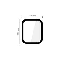 apple watch se 2 - Tech-Protect Glass Flex+ 2-pack for Apple Watch 40mm - Black - 5 nuotrauka