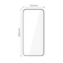 xiaomi poco f8 pro - Tech-Protect "Glass Fit+" 2 vnt. Apsauginis stiklas Xiaomi Poco F8 Pro Ultra - Juodas (Black) - 7 nuotrauka