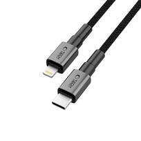 laidai 3a - Tech-Protect UltraBoost DNA USB-C / Lightning PD27W/3A laidas 100 cm Pilkas (Gray) - 6 nuotrauka