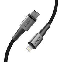 laidai 3a - Tech-Protect UltraBoost DNA USB-C / Lightning PD27W/3A laidas 100 cm Pilkas (Gray) - 7 nuotrauka