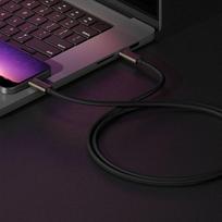 usb c 3 2 gen 2 kabelis - Ringke USB-C 3.2 Gen 2x2 PD240W kabelis 100cm - Juodas (Black) - 3 nuotrauka