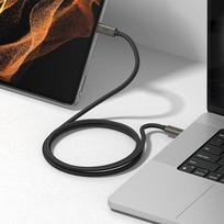 usb c 3 2 gen 2 kabelis - Ringke USB-C 3.2 Gen 2x2 PD240W kabelis 100cm - Juodas (Black) - 4 nuotrauka