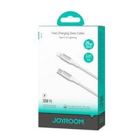 usb to c - Joyroom S-A28 USB-C į Lightning kabelis 30W 1.0m Baltas (White) - 2 nuotrauka