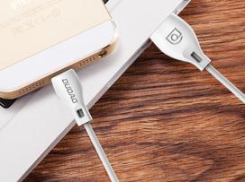 micro data usb cable - Dudao Micro USB data charging cable 2.4A 2m White - 2 nuotrauka