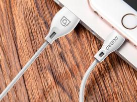 micro data usb cable - Dudao Micro USB data charging cable 2.4A 2m White - 4 nuotrauka