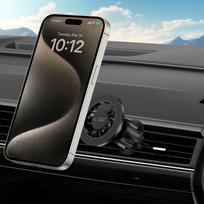 holderai - Tech-Protect N56 magnetinis automobilinis telefono laikiklis su MagSafe oro angai - Juodas (Black) - 2 nuotrauka