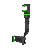 holderai - Hurtel Rearview Mirror Phone Holder Black - 2 nuotrauka