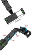 holderai - Hurtel Rearview Mirror Phone Holder Black - 3 nuotrauka