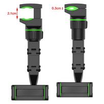 holderai - Hurtel Rearview Mirror Phone Holder Black - 4 nuotrauka