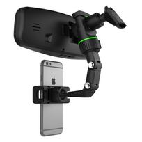 holderai - Hurtel Rearview Mirror Phone Holder Black - 7 nuotrauka
