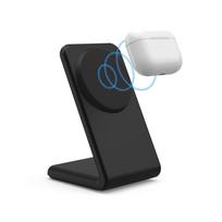 wireless magsafe charger - Tech-Protect wireless charger A38 3in1 QI15W, black | 5906302372195 - 4 nuotrauka