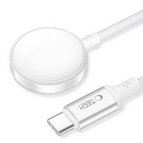 usb c kabelus - Tech-Protect "UltraBoost USB-C belaidis įkroviklis Apple Watch" Baltas (White) - 5 nuotrauka