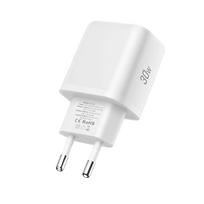 usb a usb c pakrovejas - Tech-Protect NCA30 PD 30W QC3.0 USB-A / USB-C sieninis įkroviklis + USB-C / Lightning laidas 100 cm - Baltas (White) - 9 nuotrauka