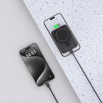 5000mah powerbank magsafe - Tech-Protect LifeMag PB10 5000mAh 15W Juodas (Black) - 7 nuotrauka