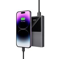 isorine baterija 20000mah - Tech-Protect PB13 20000mAh 22.5W, pilkas - 4 nuotrauka