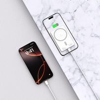 5000mah powerbank magsafe - Tech-Protect PB33 LifeMag 5000mAh Sidabrinė (Silver) - 5 nuotrauka