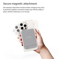 magsafe power bank - Tech-Protect PB14 LifeMag MagSafe 10000 mAh, pilka - 4 nuotrauka